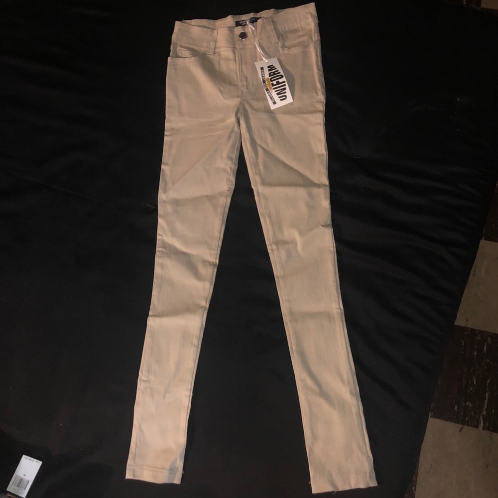 Girl’s Tan Uniform Pants Sizes 10 12 14